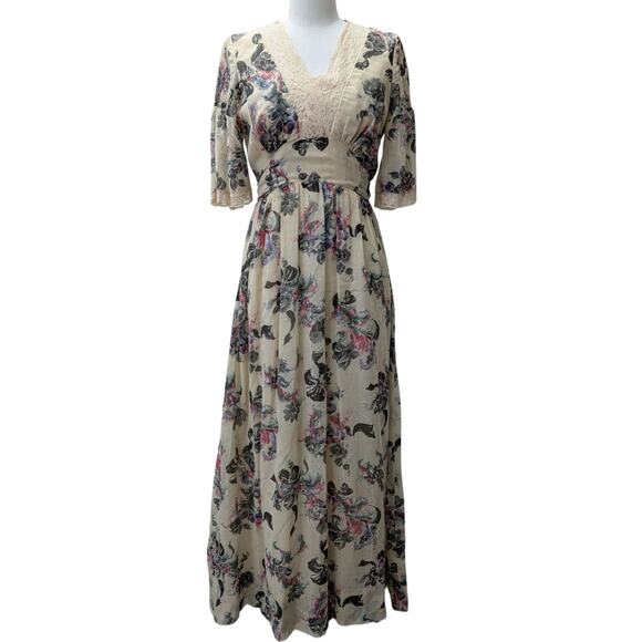 Jody T of California 1970s Vintage Maxi Dress - Picture 1 of 16